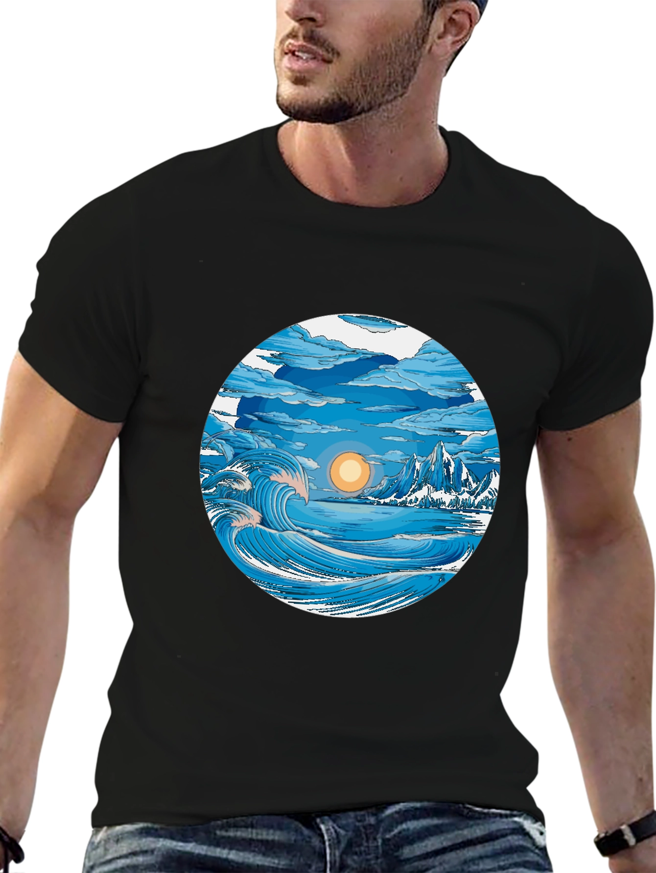 Ocean View Graphic T-Shirt