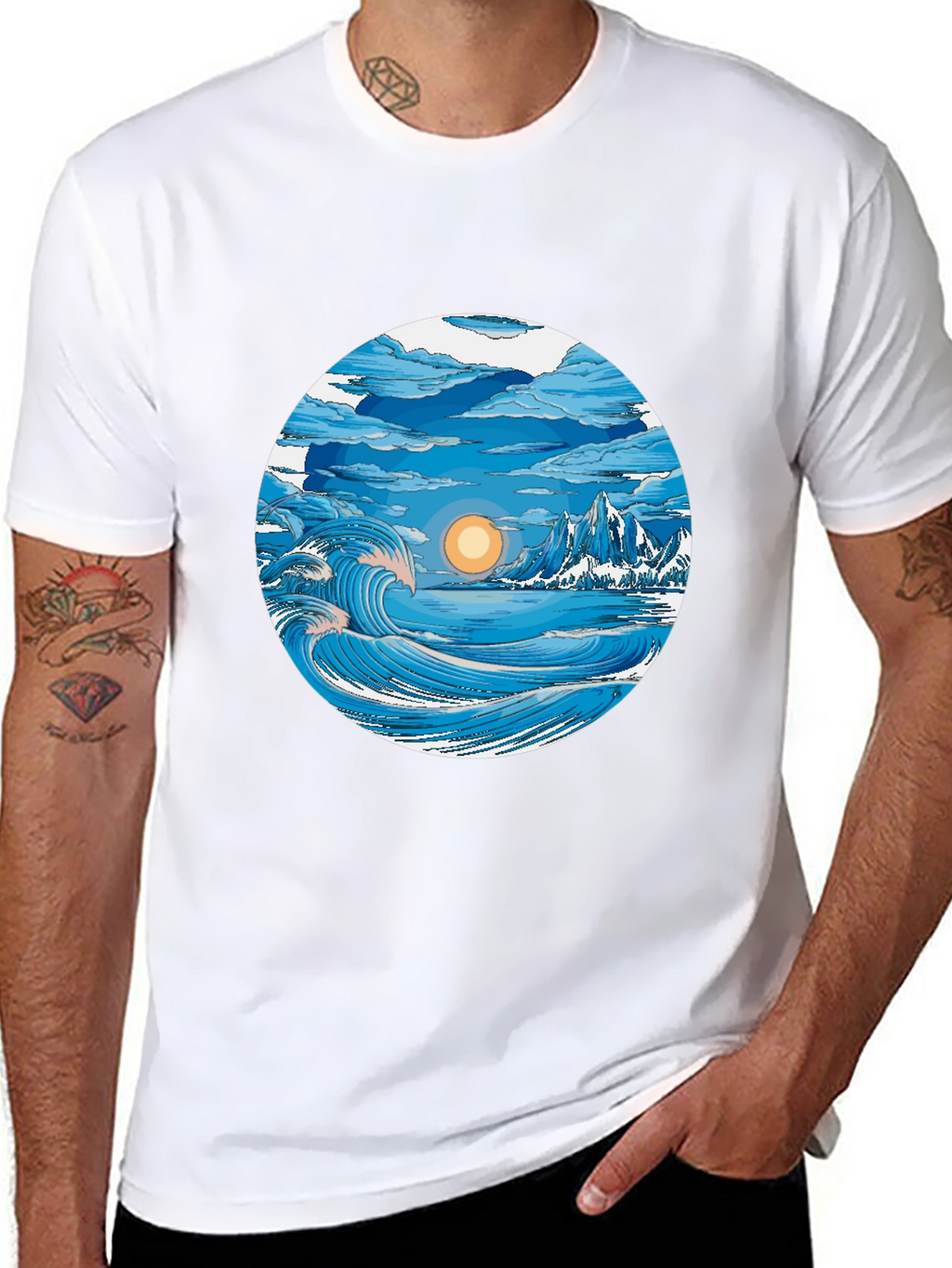 Ocean View Graphic T-Shirt