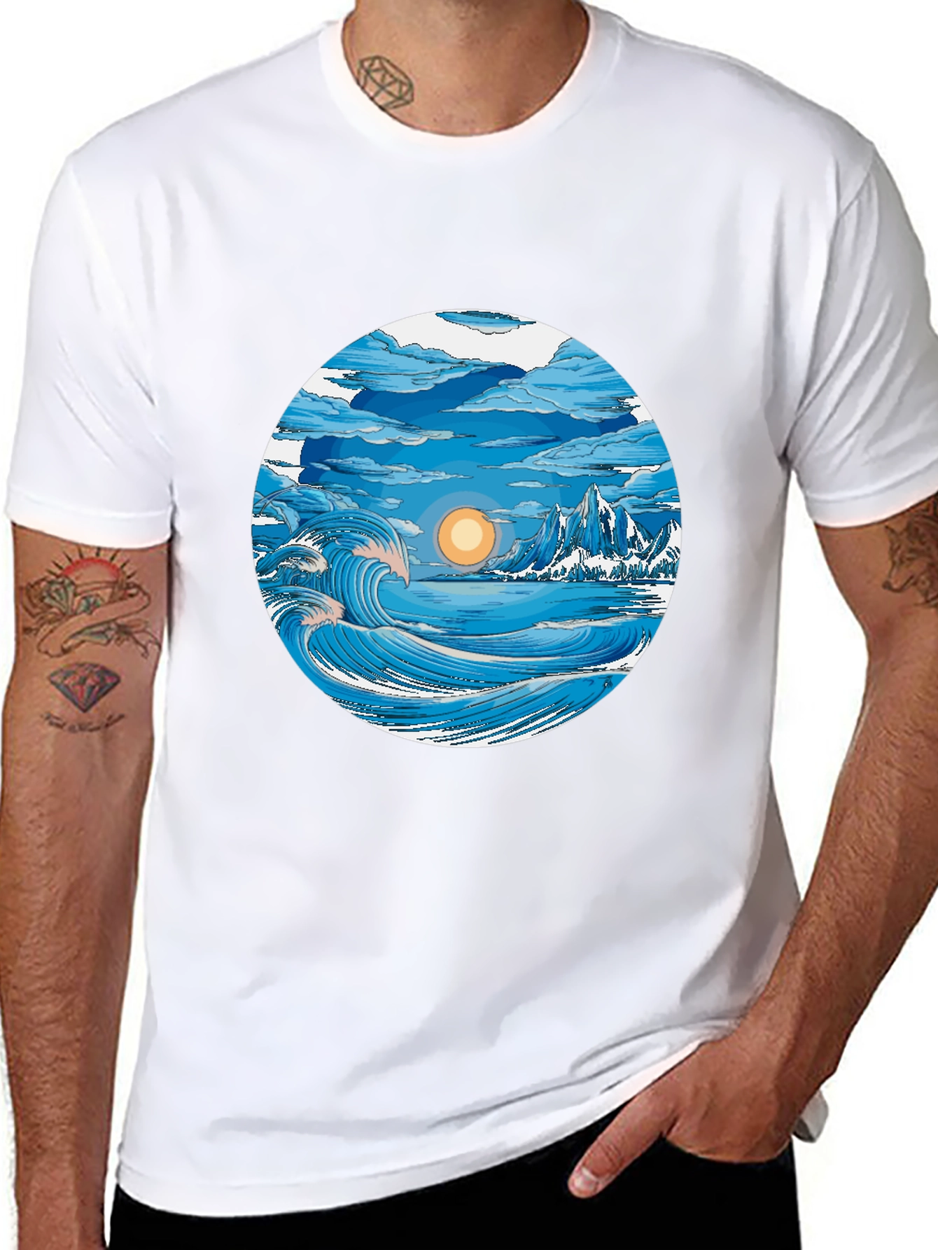 Ocean View Graphic T-Shirt