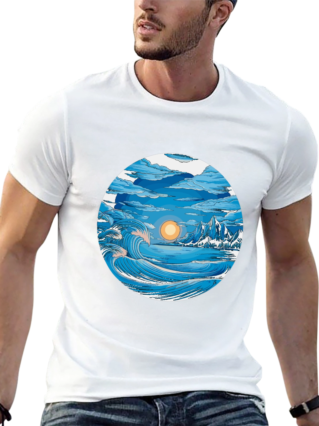 Ocean View Graphic T-Shirt