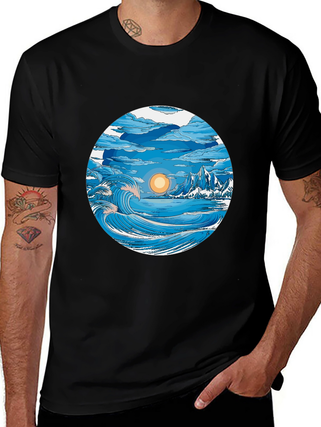 Ocean View Graphic T-Shirt