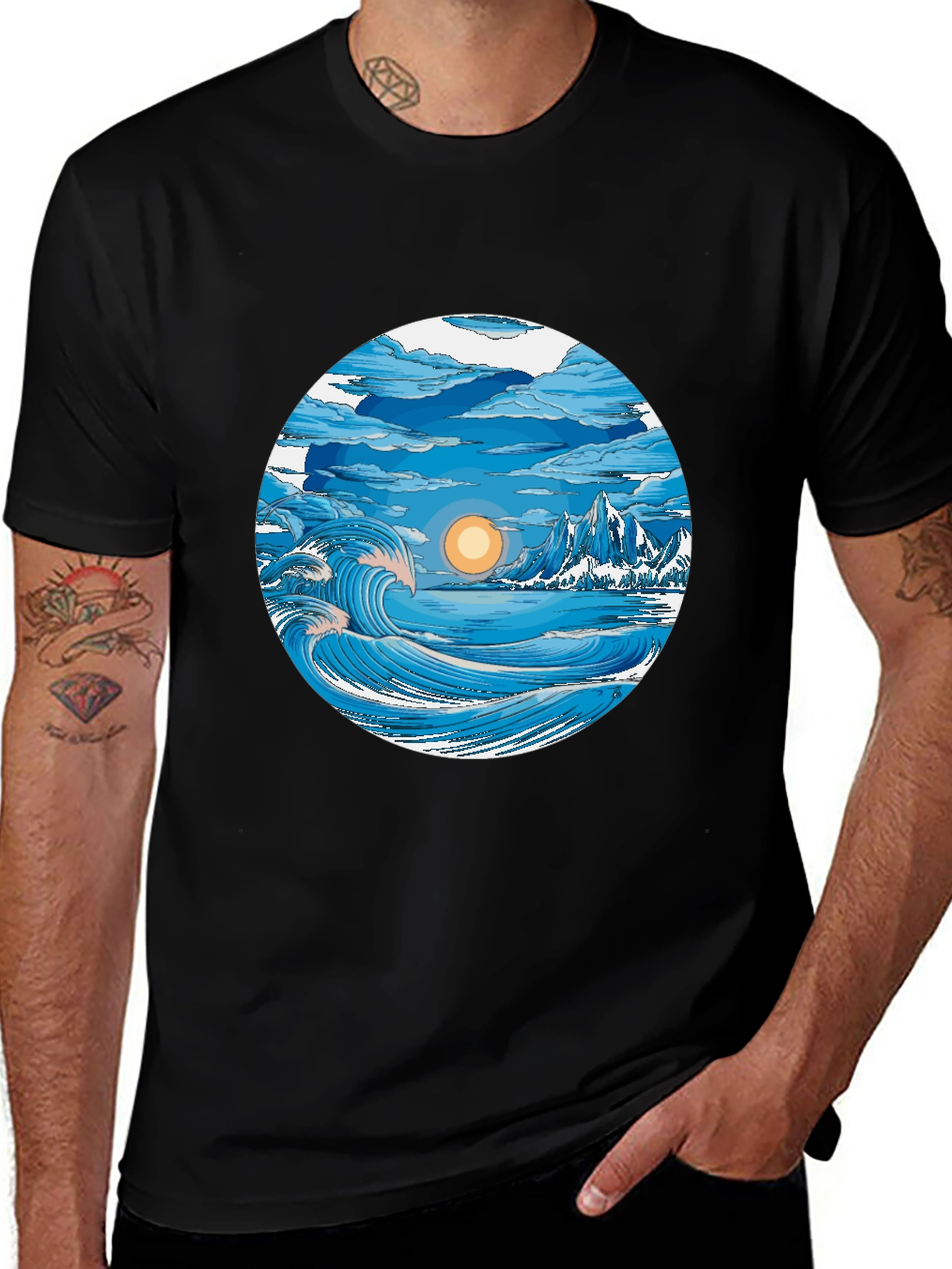Ocean View Graphic T-Shirt