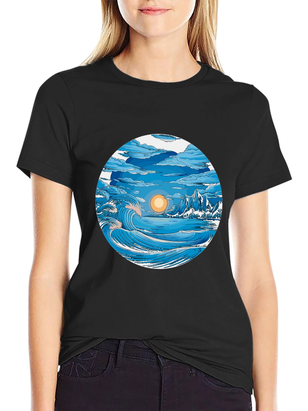 Ocean View Graphic T-Shirt
