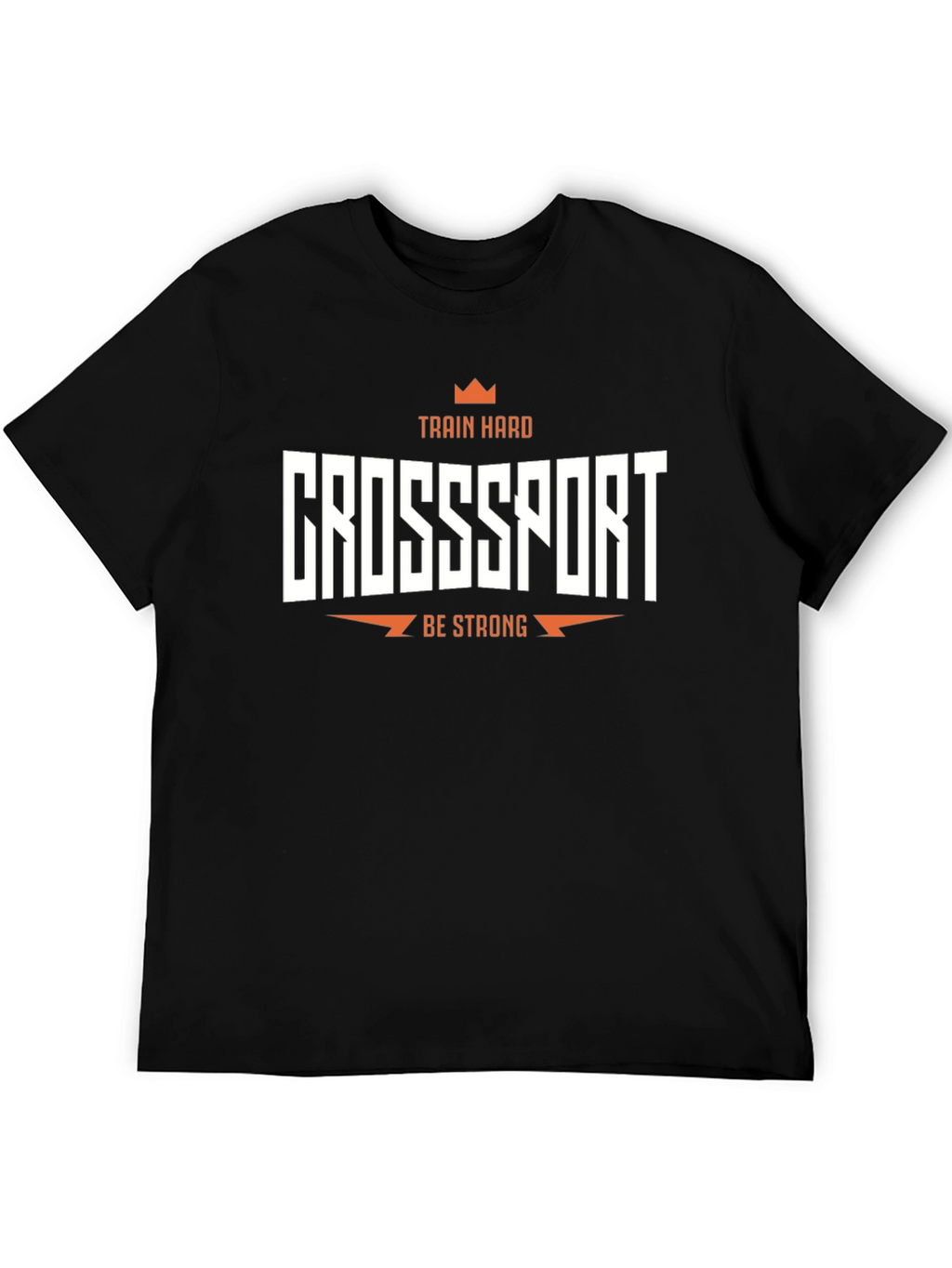 Crosssport Train Hard T-Shirt Black