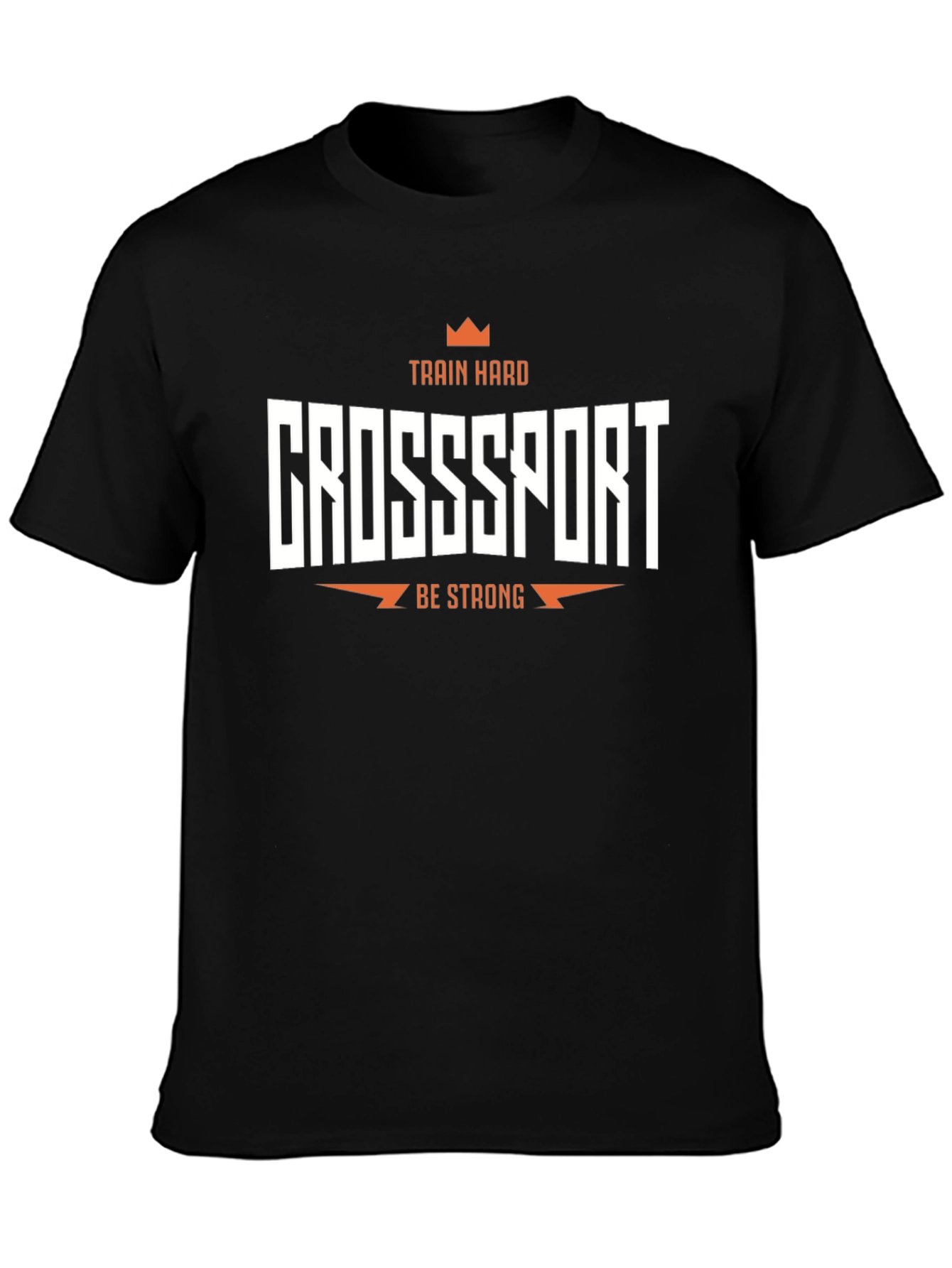 Crosssport Train Hard T-Shirt Black