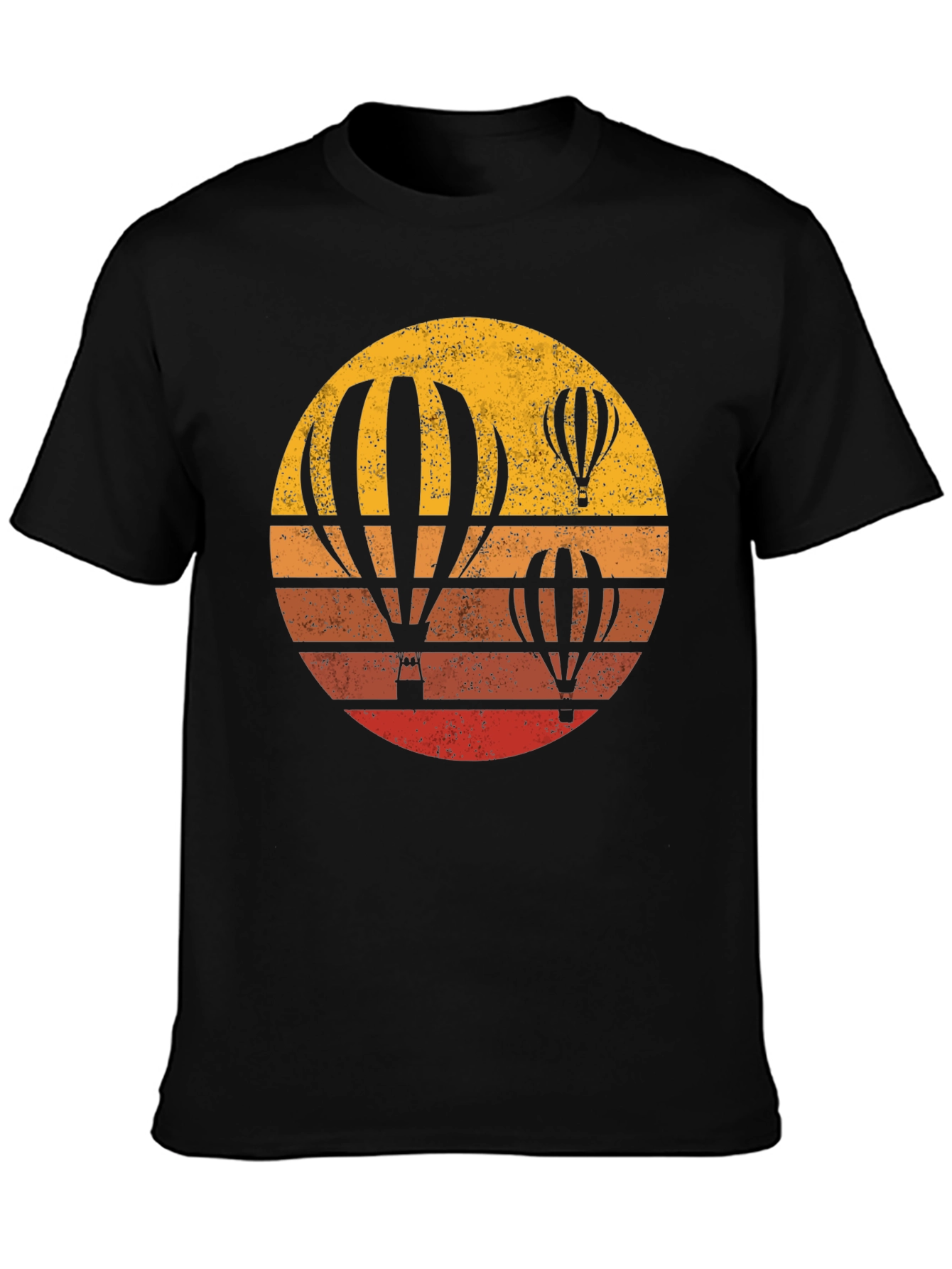 Retro Hot Air Balloon Graphic Tee