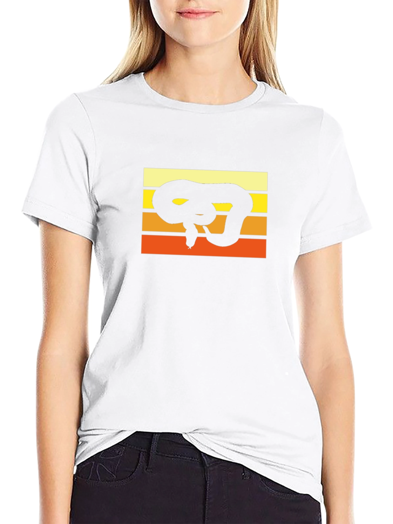 Retro Snake T-Shirt - Cool Animal Graphic Tee