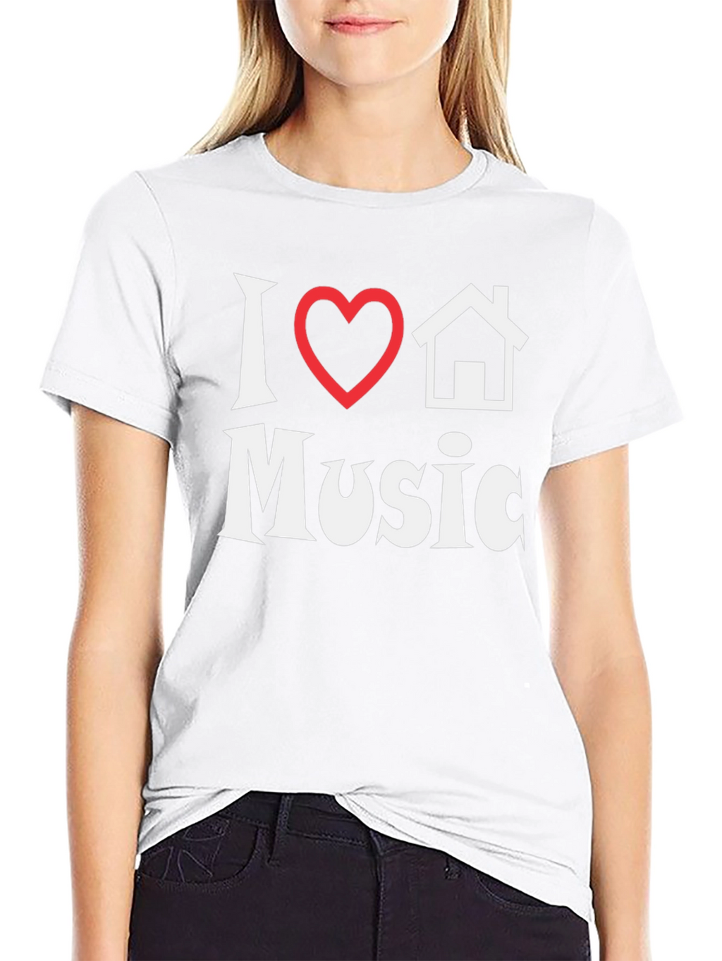 I Heart House Music T-Shirt - Stylish Graphic Tee