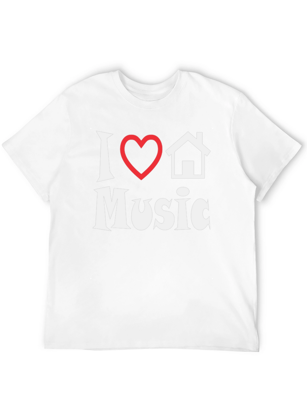I Heart House Music T-Shirt - Stylish Graphic Tee