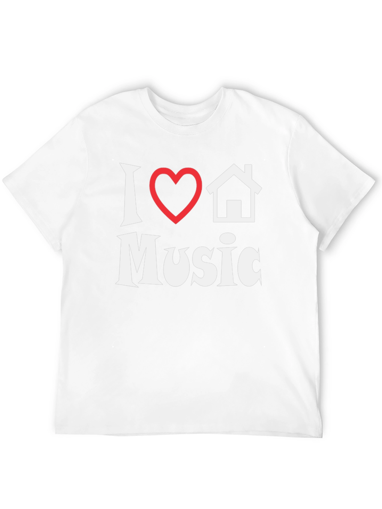 I Heart House Music T-Shirt - Stylish Graphic Tee