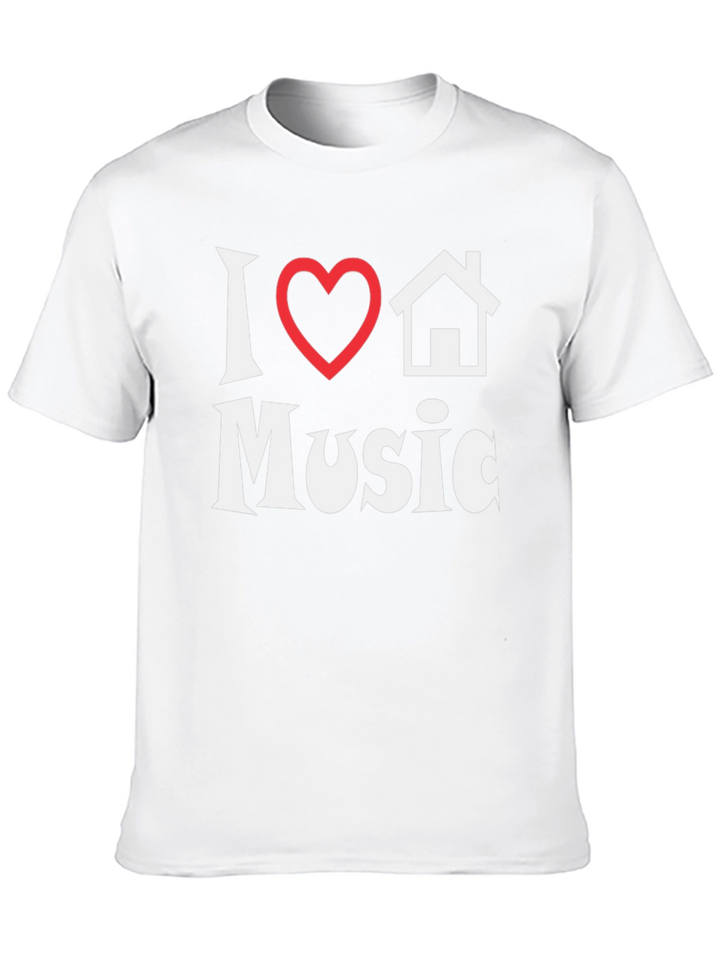 I Heart House Music T-Shirt - Stylish Graphic Tee