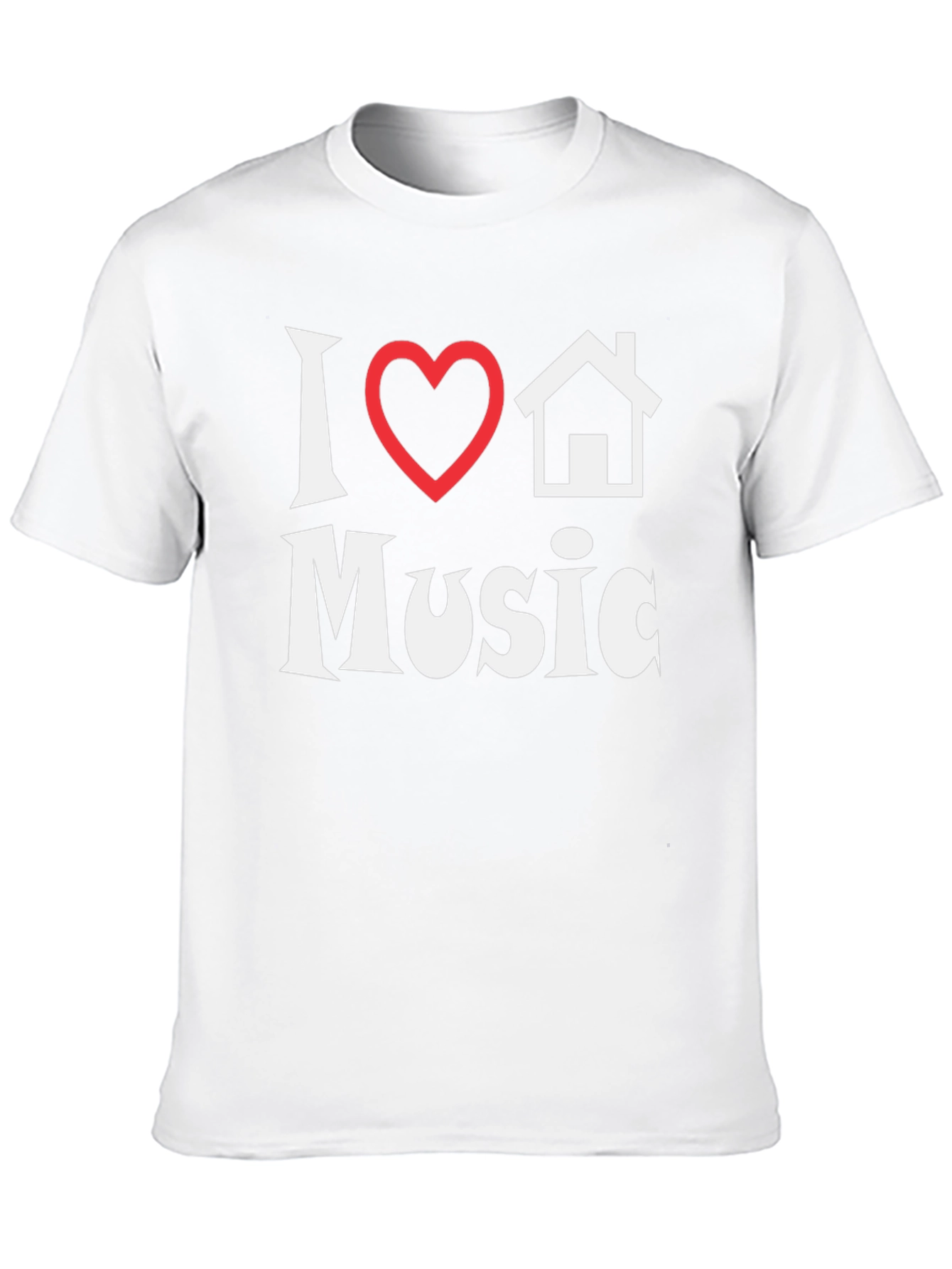 I Heart House Music T-Shirt - Stylish Graphic Tee