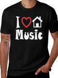 I Heart House Music T-Shirt - Stylish Graphic Tee