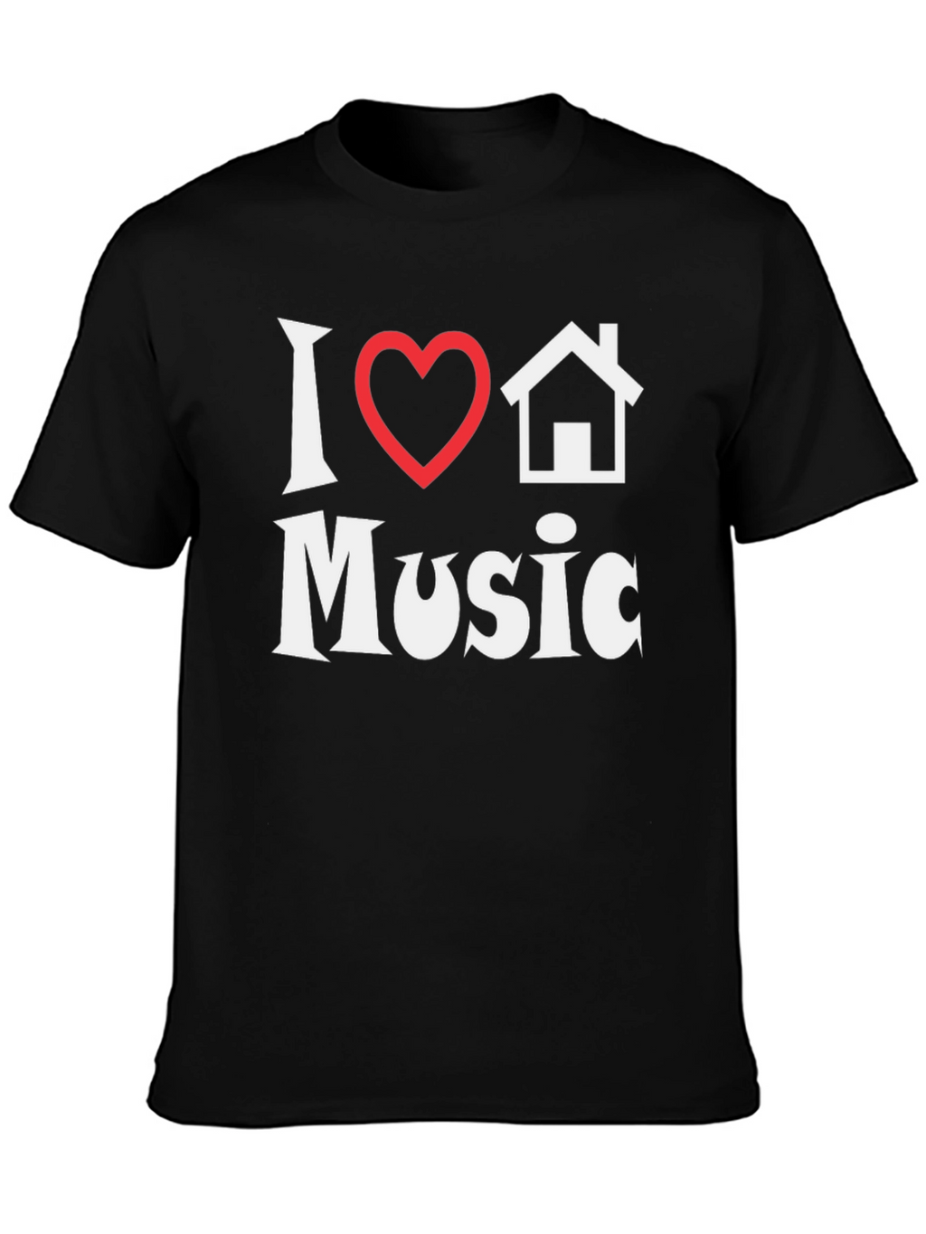 I Heart House Music T-Shirt - Stylish Graphic Tee
