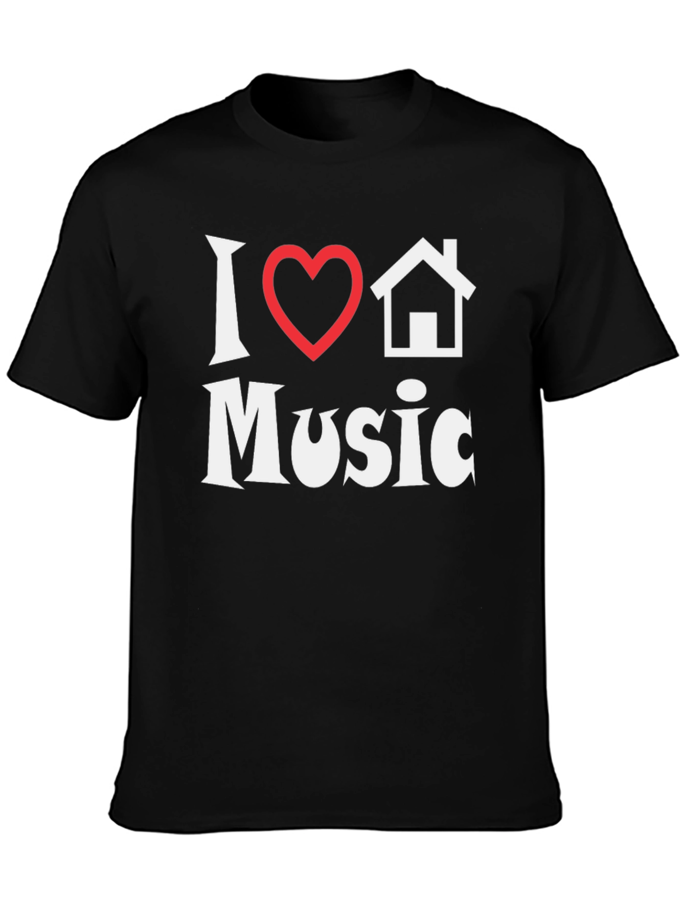 I Heart House Music T-Shirt - Stylish Graphic Tee