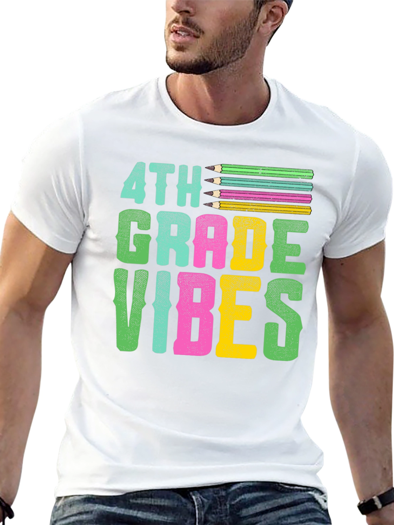 4th Grade Vibes Graphic T-Shirt