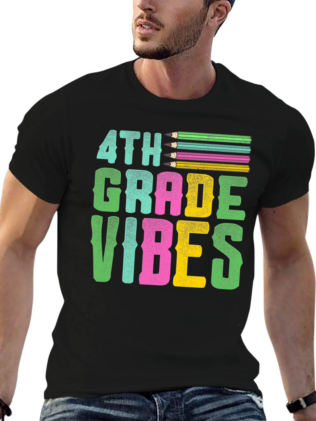4th Grade Vibes Graphic T-Shirt