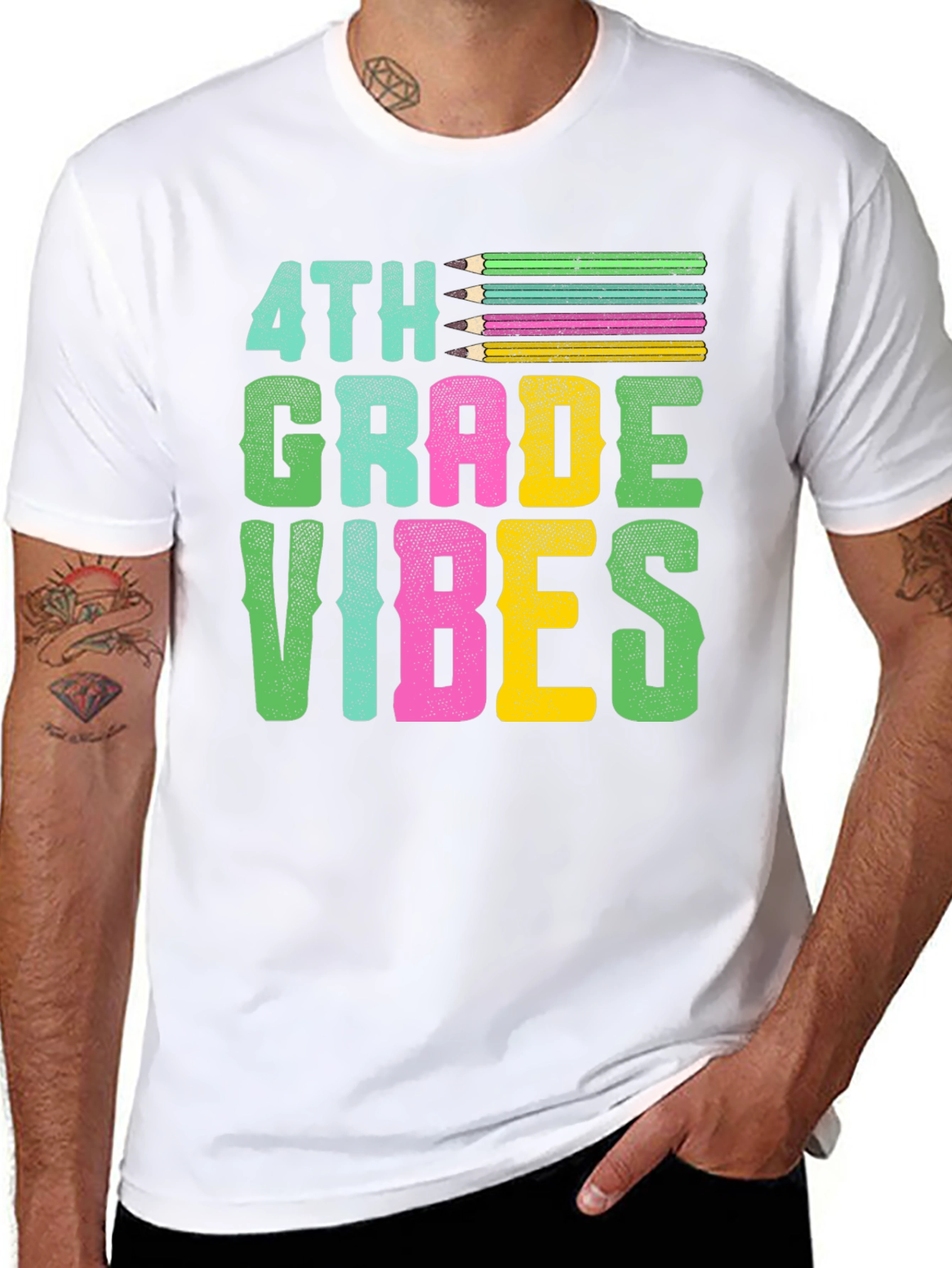4th Grade Vibes Graphic T-Shirt
