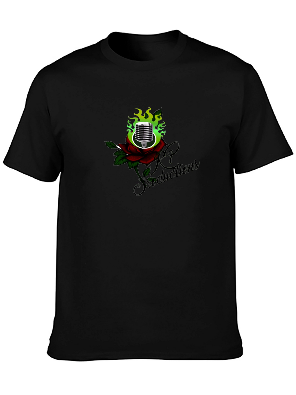 Mic & Rose RP Productions Black T-Shirt