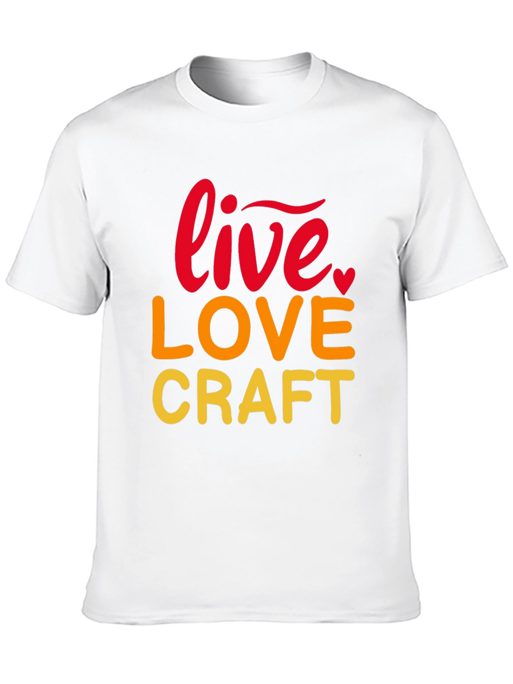 Live Love Craft Black Graphic Tee