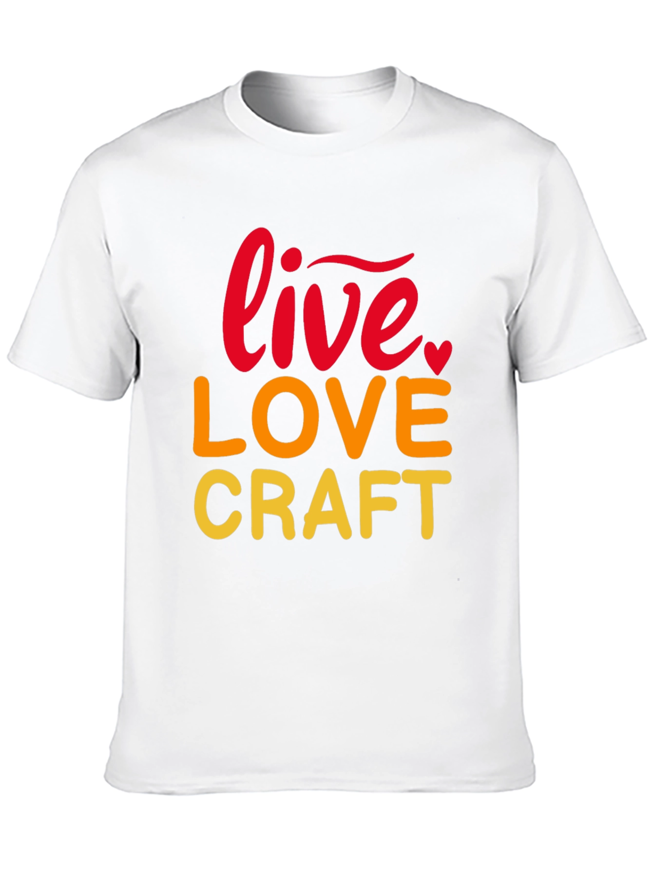Live Love Craft Black Graphic Tee