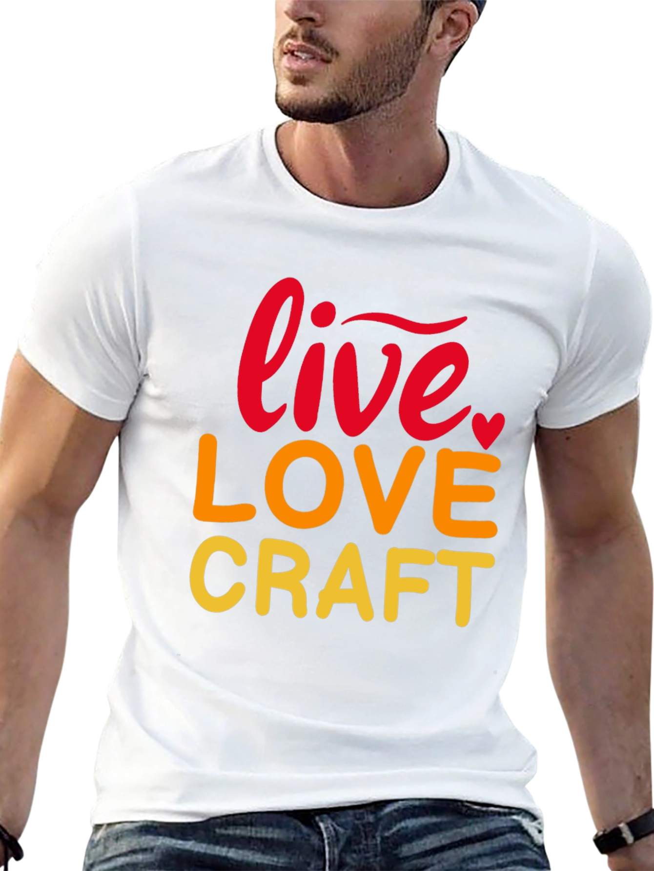 Live Love Craft Black Graphic Tee