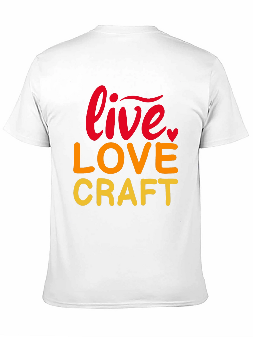 Live Love Craft Black Graphic Tee