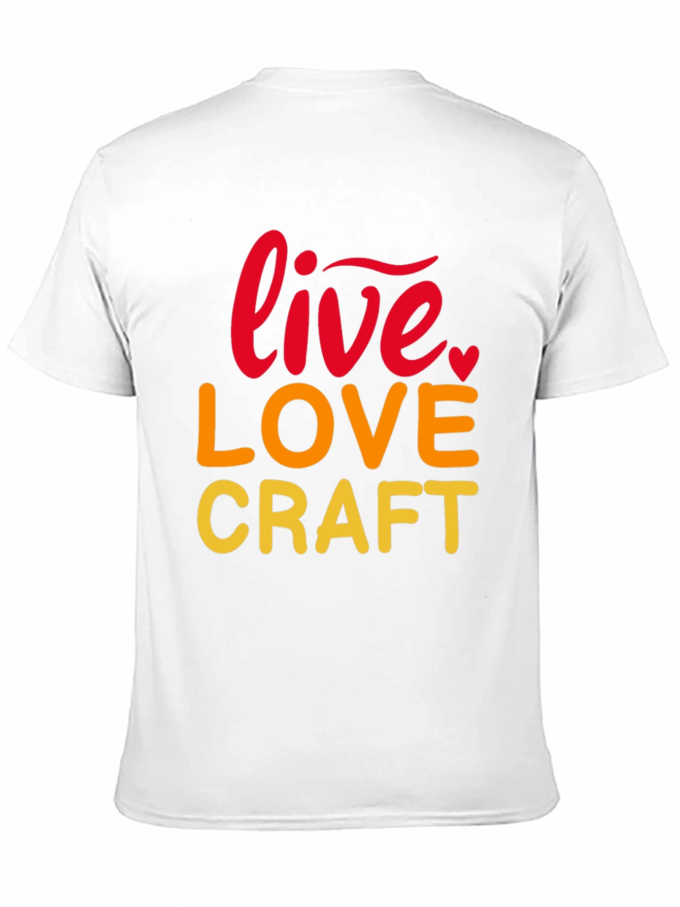 Live Love Craft Black Graphic Tee