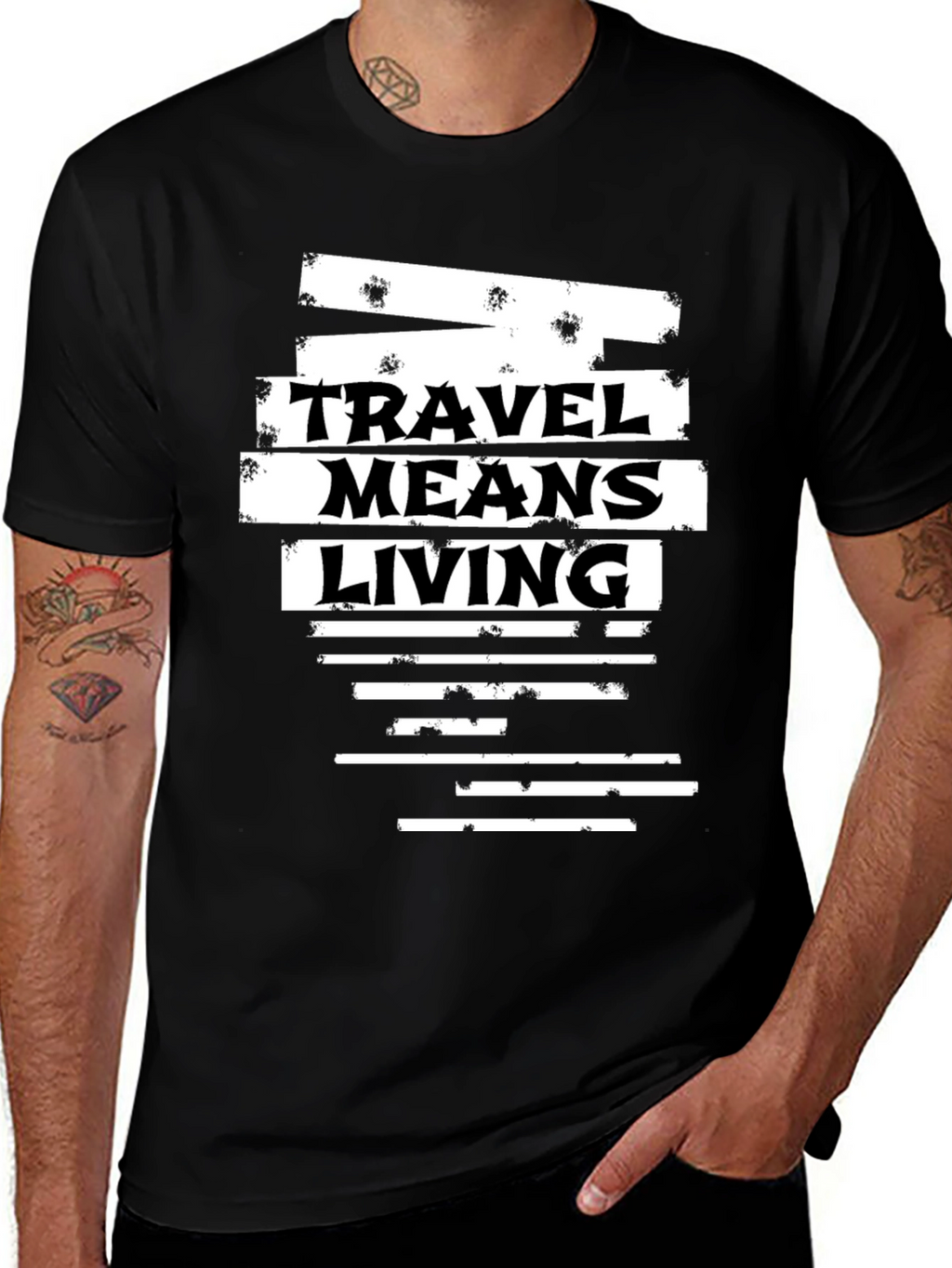 Travel Means Living Graphic Tee