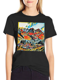 Abstract Mountain Graphic T-Shirt