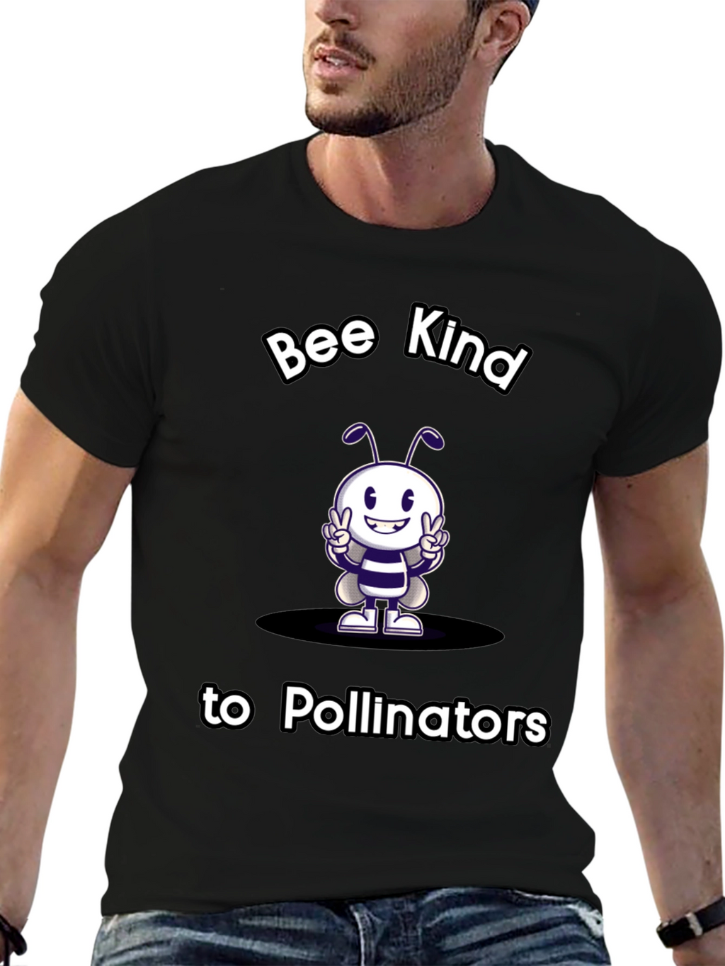 Bee Kind to Pollinators Graphic Tee