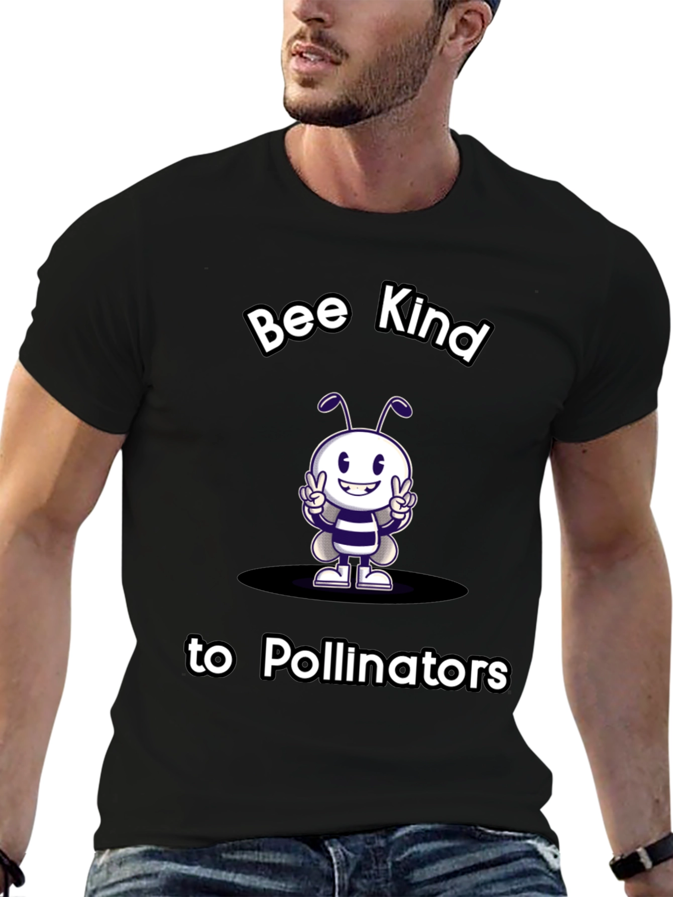 Bee Kind to Pollinators Graphic Tee