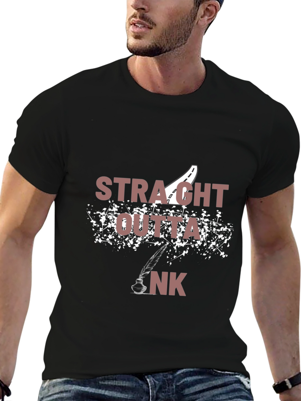 Straight Outta Ink T-Shirt - Artistic Design