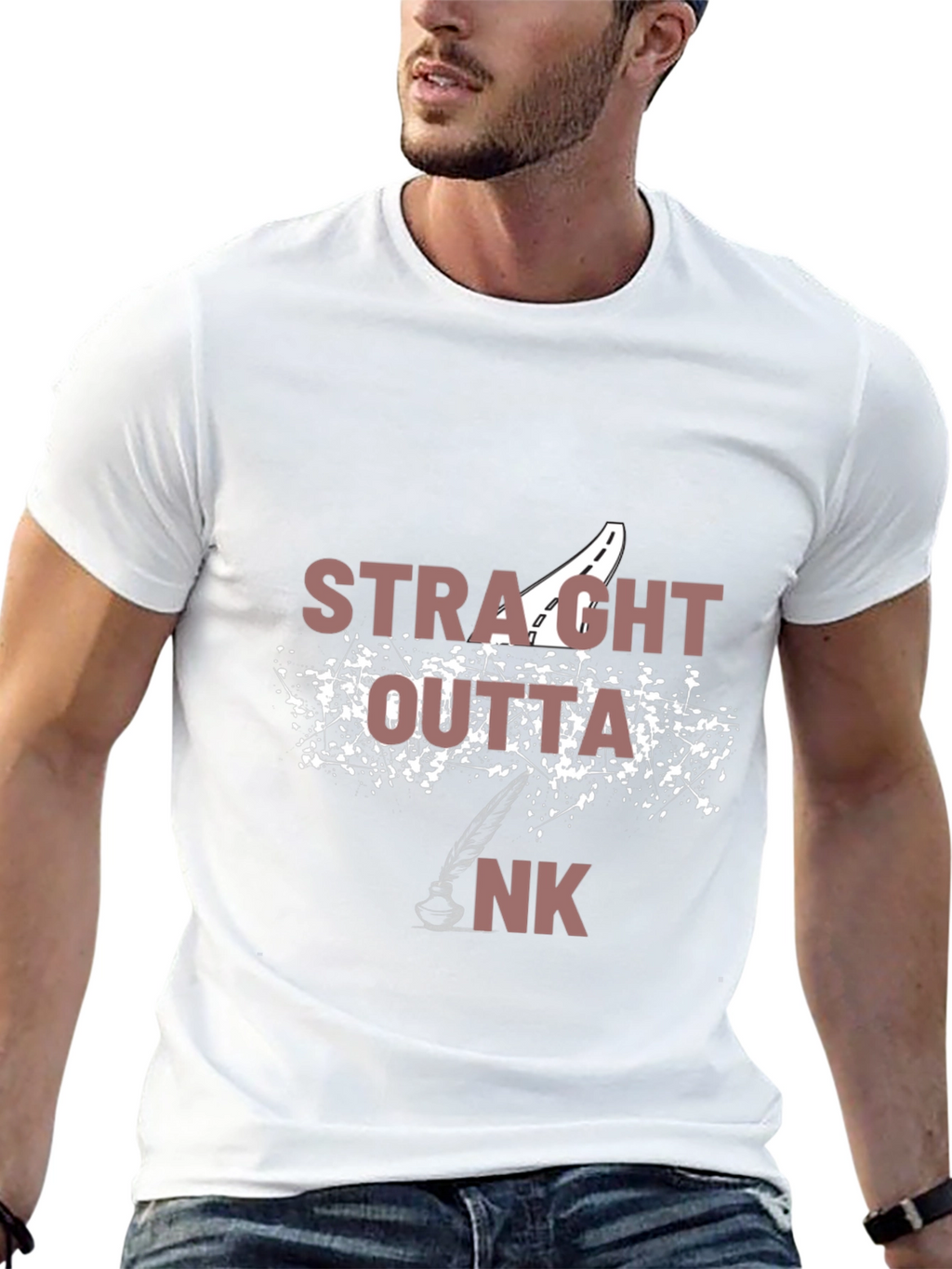 Straight Outta Ink T-Shirt - Artistic Design