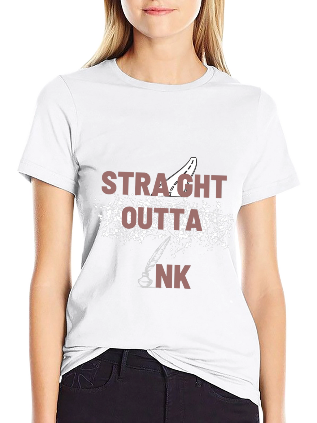 Straight Outta Ink T-Shirt - Artistic Design