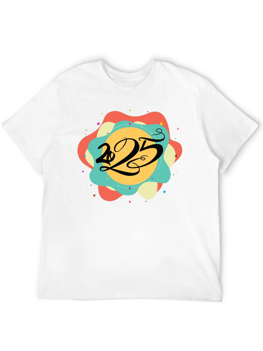 2025 Graphic Tee - Mens Black T-Shirt