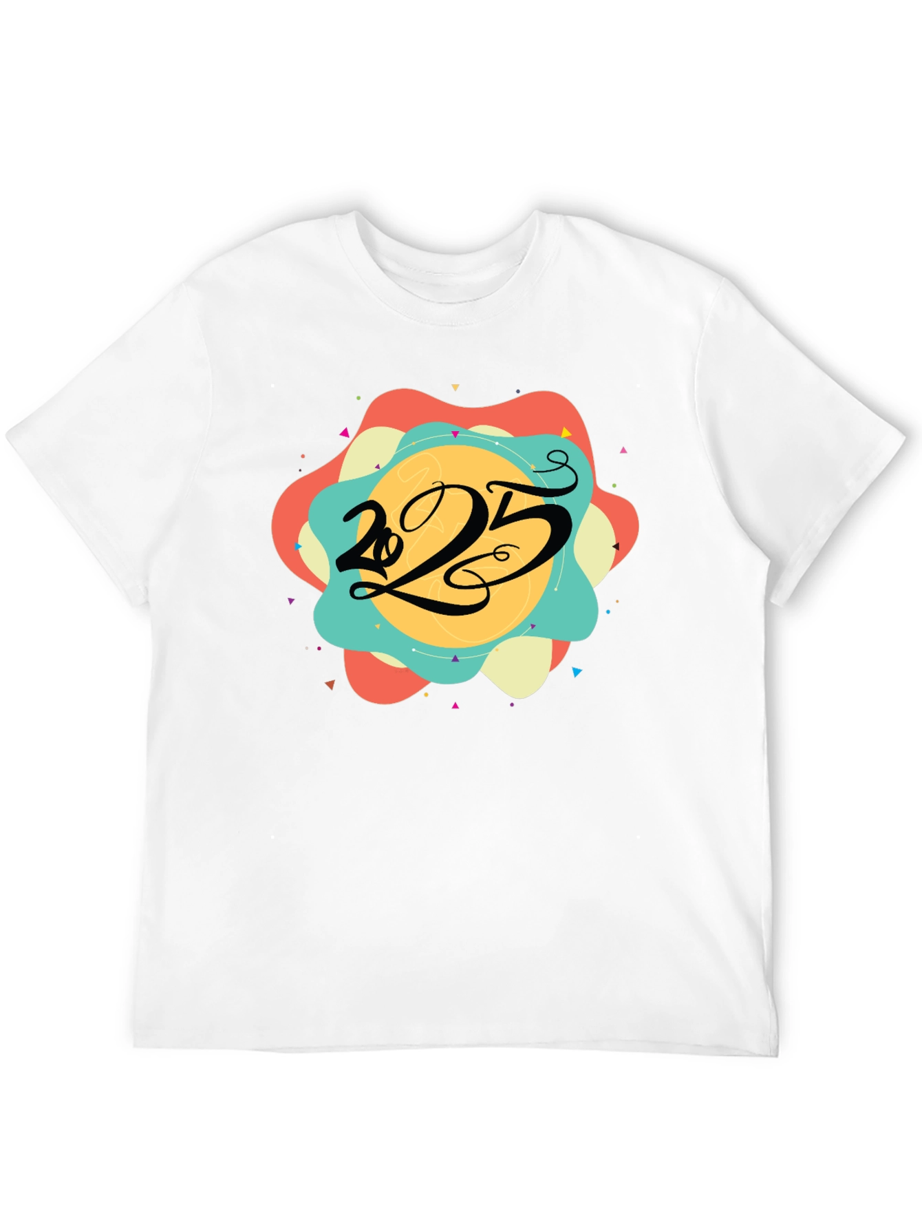 2025 Graphic Tee - Mens Black T-Shirt