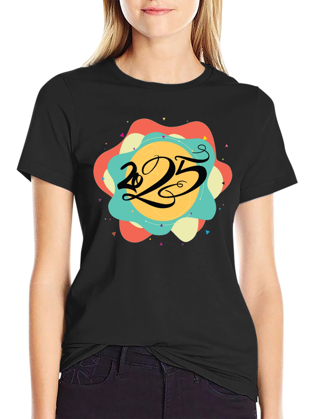 2025 Graphic Tee - Mens Black T-Shirt