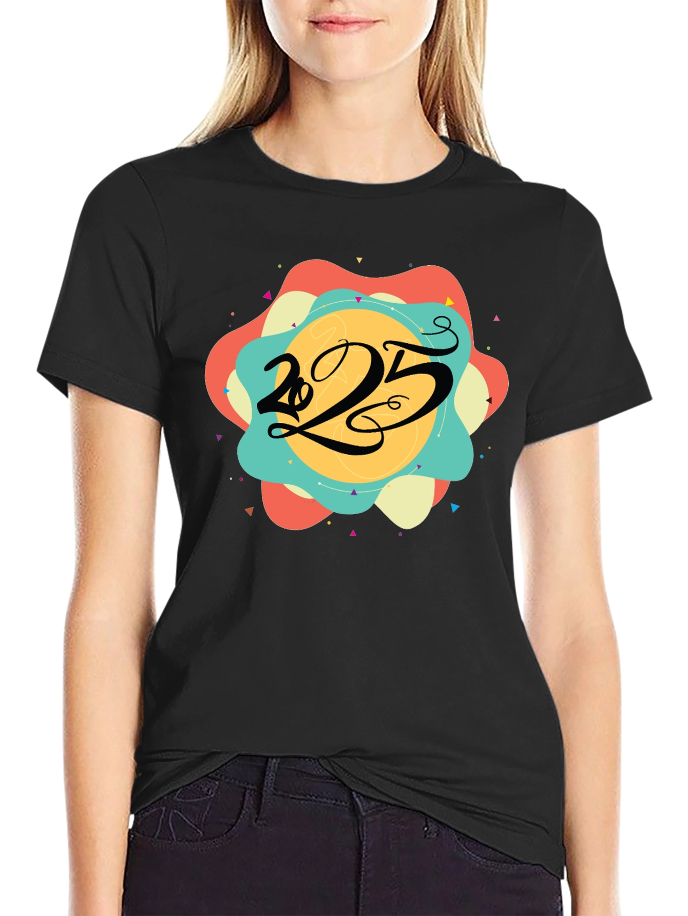 2025 Graphic Tee - Mens Black T-Shirt