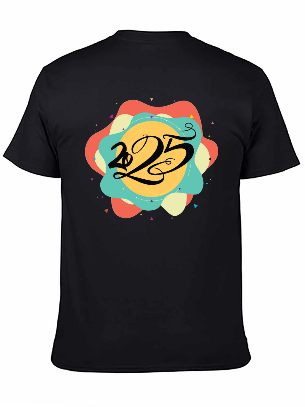 2025 Graphic Tee - Mens Black T-Shirt