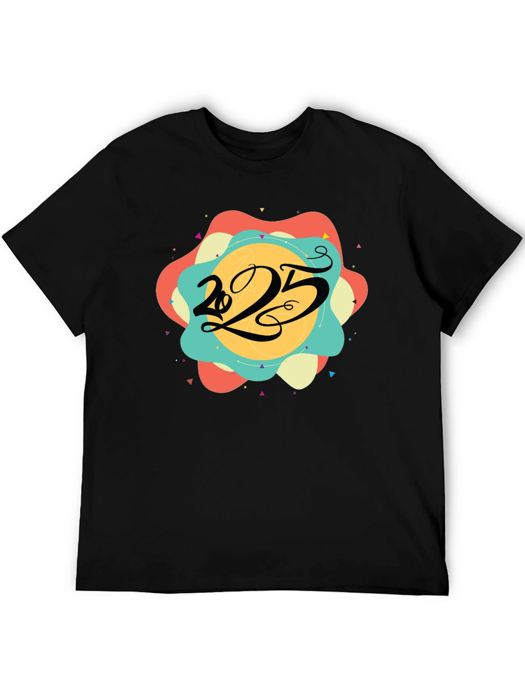 2025 Graphic Tee - Mens Black T-Shirt