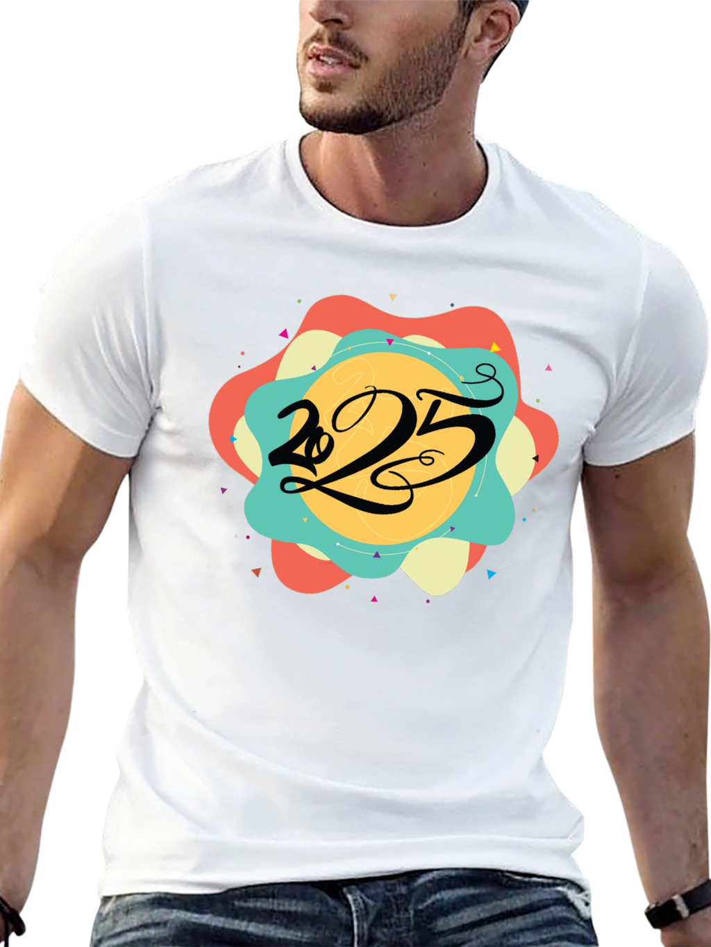 2025 Graphic Tee - Mens Black T-Shirt