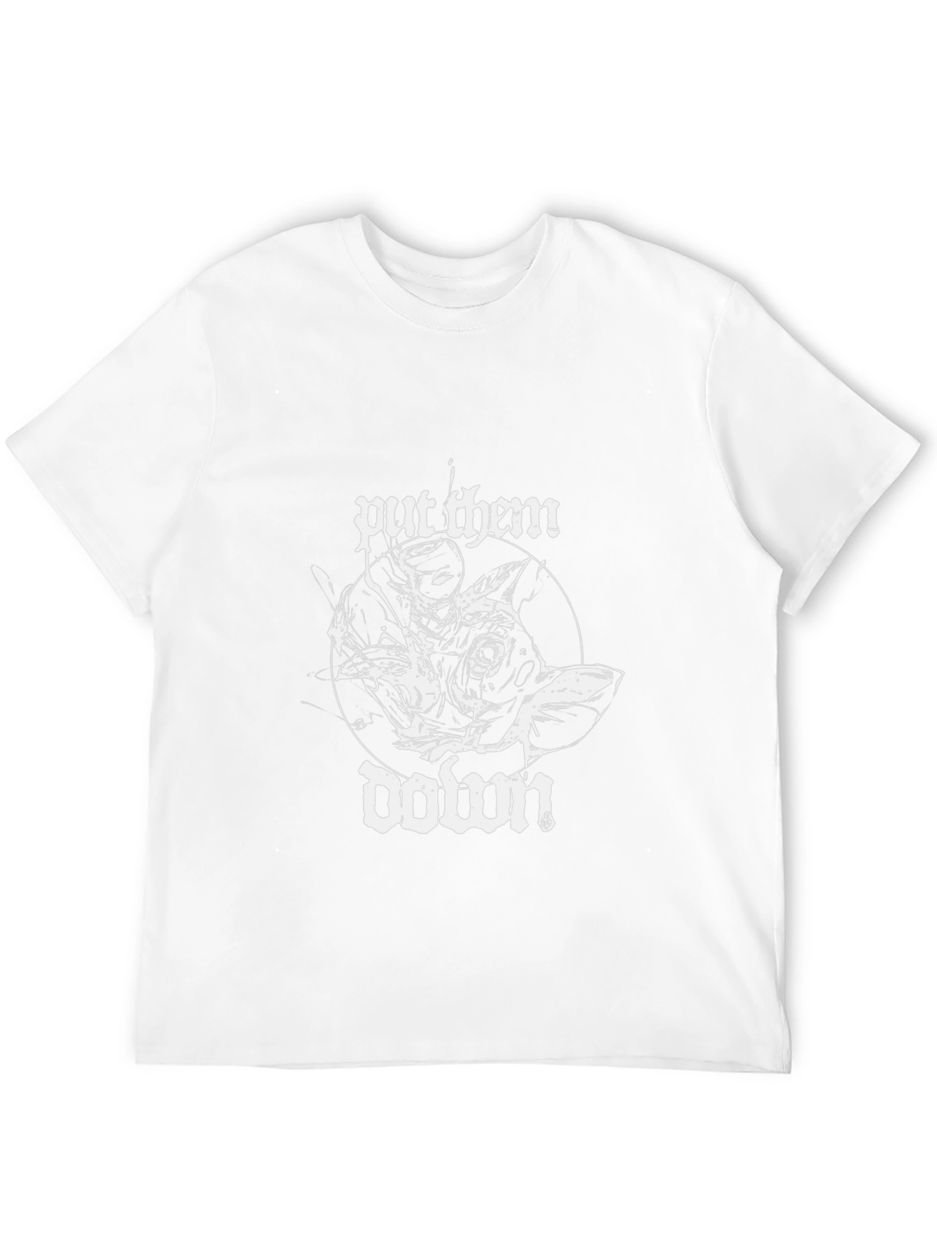 Put Them Down Graphic Tee - Black Cotton Blend