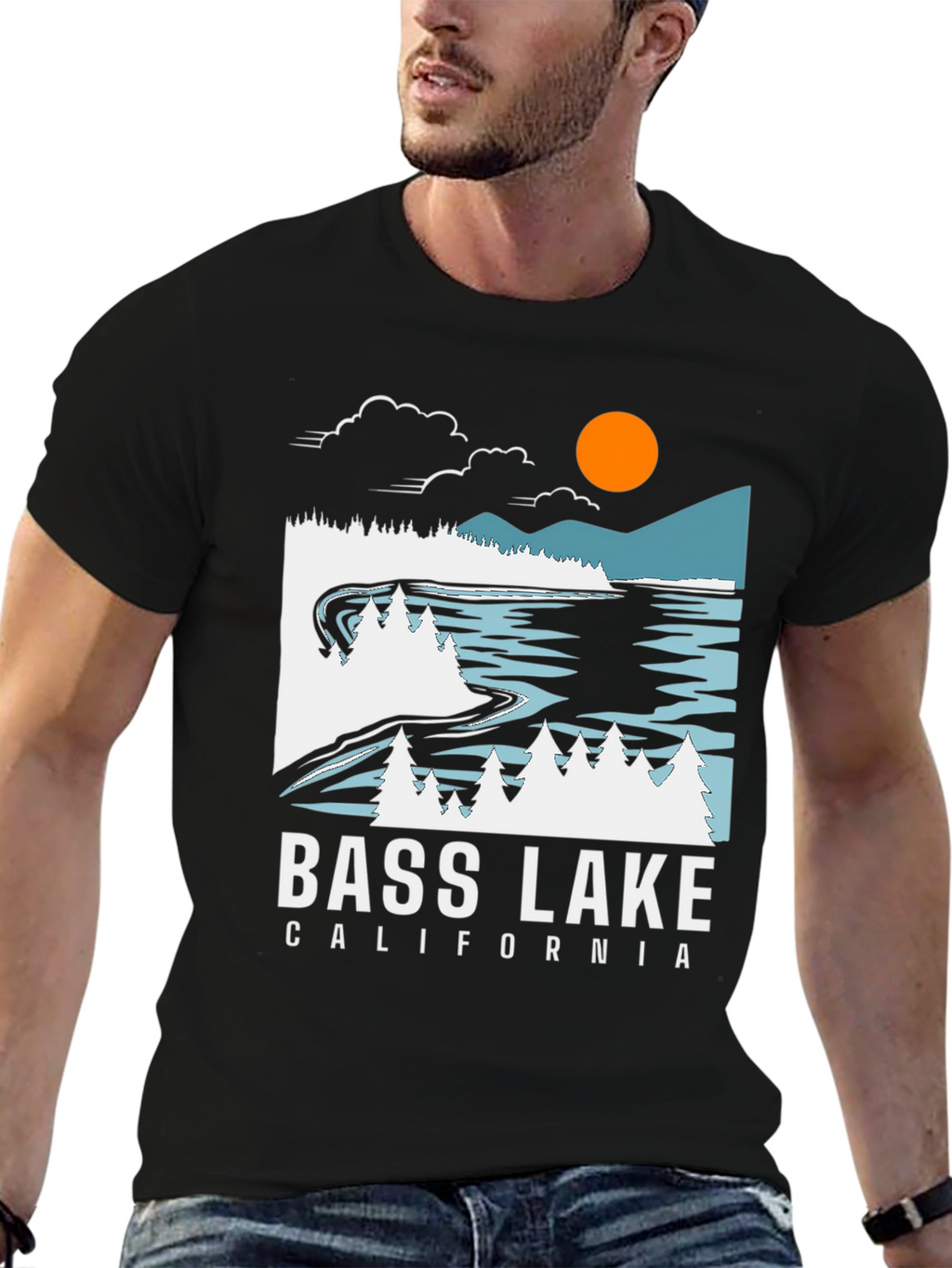 Bass Lake California Graphic Tee