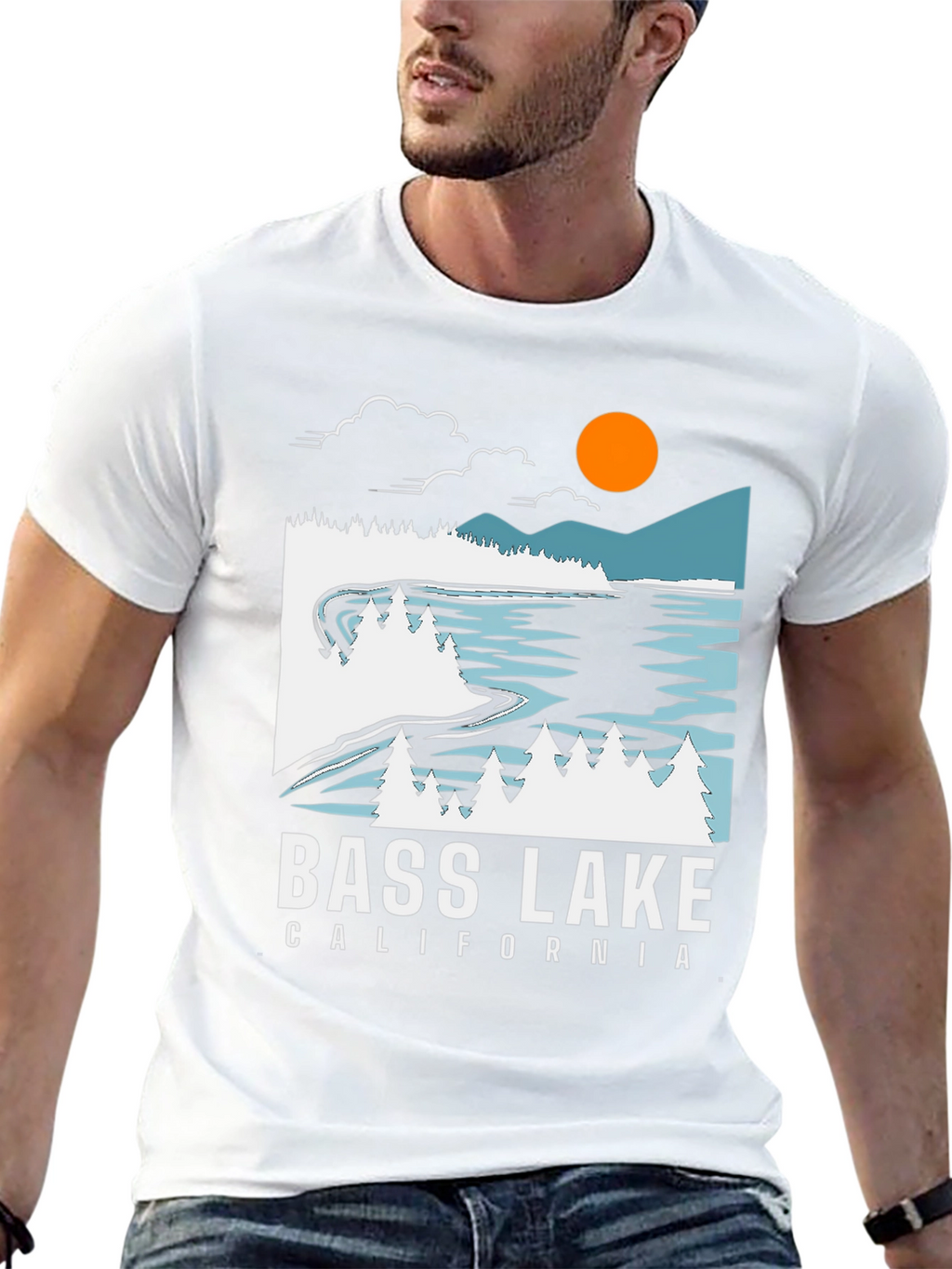 Bass Lake California Graphic Tee