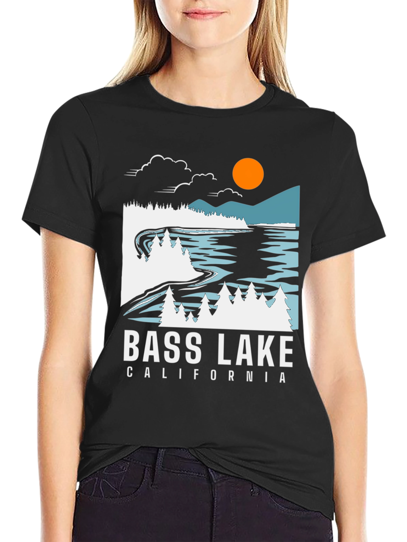 Bass Lake California Graphic Tee