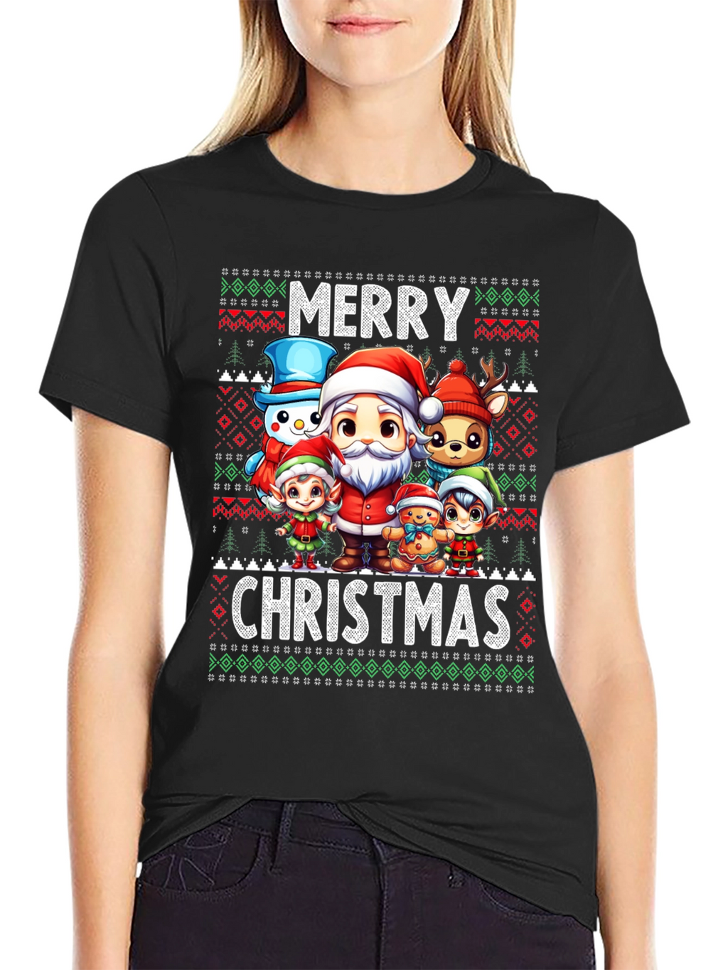 Merry Christmas Cartoon T-Shirt
