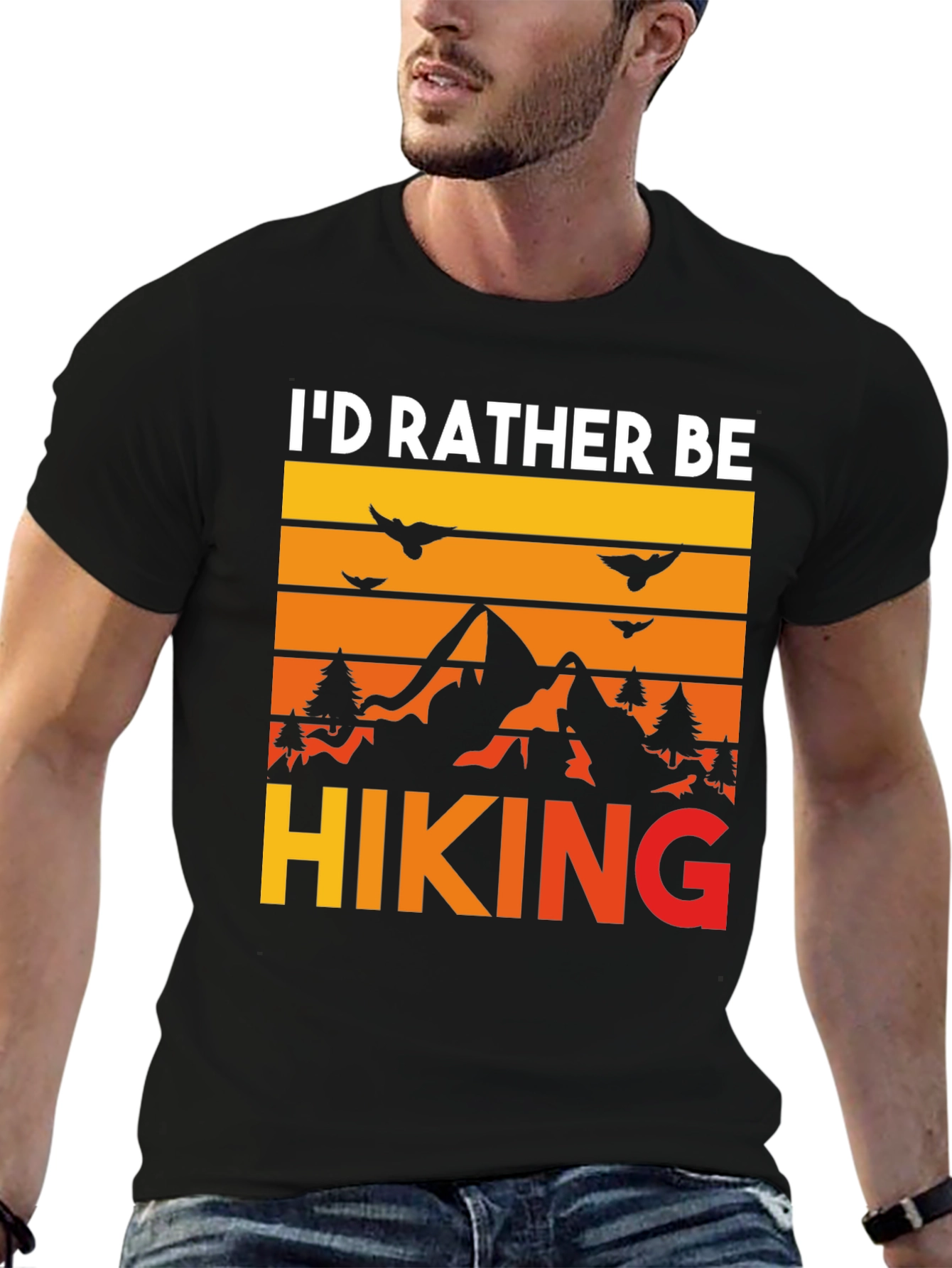 Id Rather Be Hiking Graphic Tee