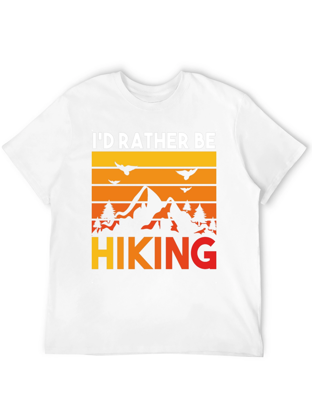 Id Rather Be Hiking Graphic Tee