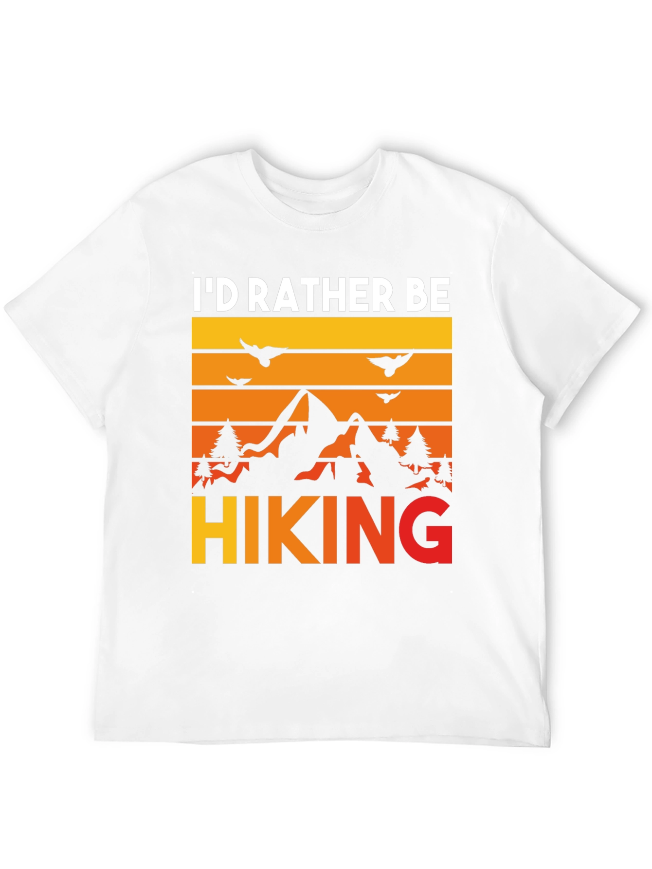 Id Rather Be Hiking Graphic Tee